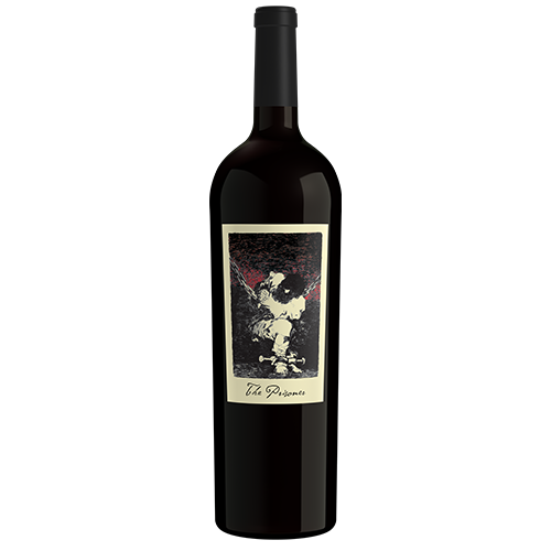 A bottle of 2018 The Prisoner Red Blend Napa Valley 3L on a white background